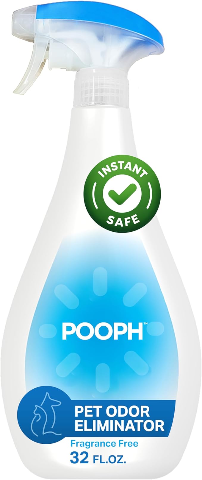 Pooph Pet Odor Eliminator, 32oz Spray - Dismantles Odors on a Molecular Basis, Dogs, Cats, Freshener, Urine, Poop, Pee, Deodorizer, Natures, Puppy, Fresh, Clean, Furniture, Potty, Safe