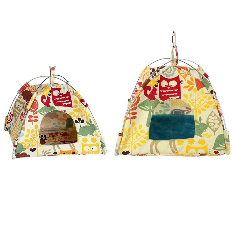 New Hanging Canvas Parrot Tent Bird Cage Pet Universal Bird Tent Hammock Small Pet Nest - Image 4