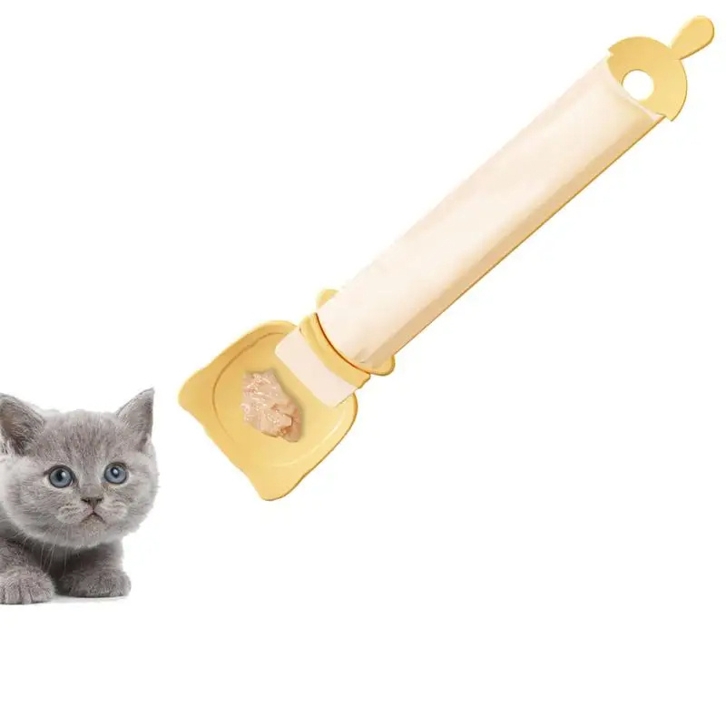 Cat Strip Feeder, Cat Strip Happy Spoon, Cat Wet Food Spoon Portable Cat Feeding Spoon Reuseable Cat Strip Spoon Lickable Pet Feeder Spoon Pets Cat Food Accessories, Cat Strip Squeeze Spoon - Image 9