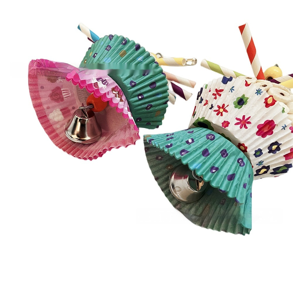 Parrot Toy Bird Edible Soft Ball Shredding Toy Relieving Boredom Chewing Bite Toy - Image 7