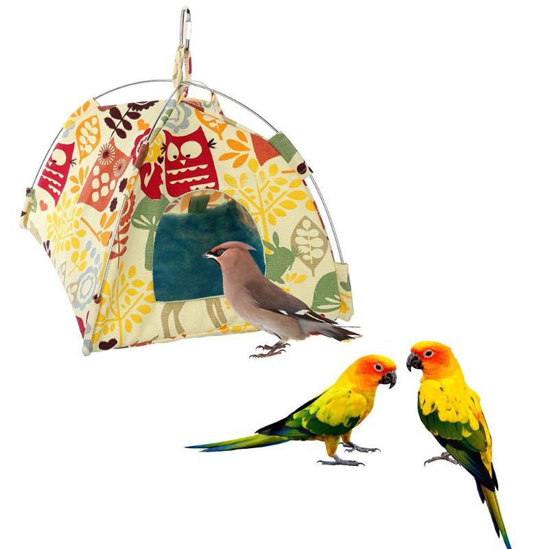 New Hanging Canvas Parrot Tent Bird Cage Pet Universal Bird Tent Hammock Small Pet Nest - Image 5