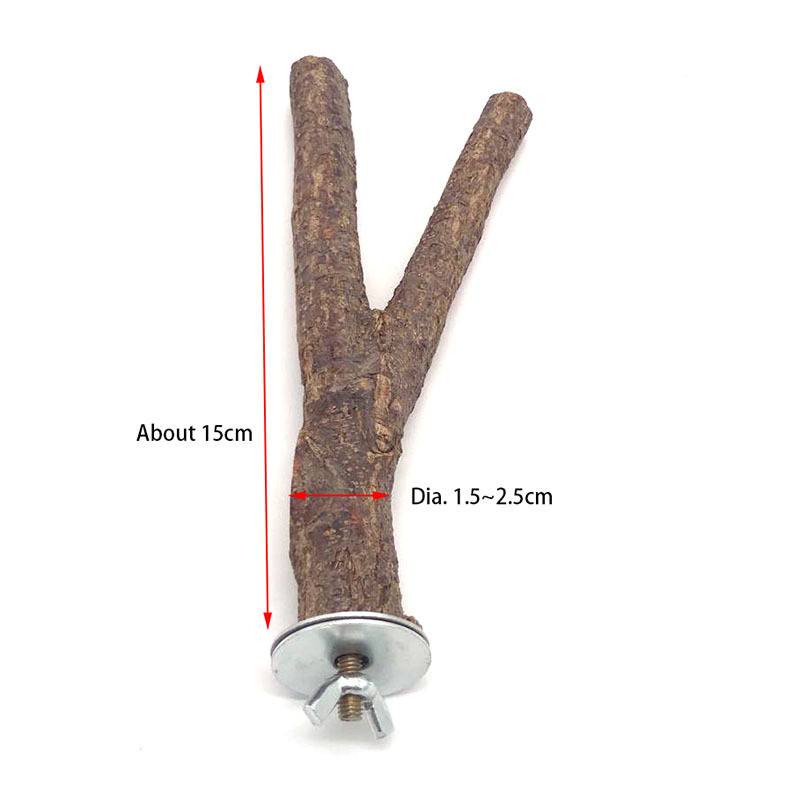 Parrot Log Tree Branch Standing Pole - Image 7