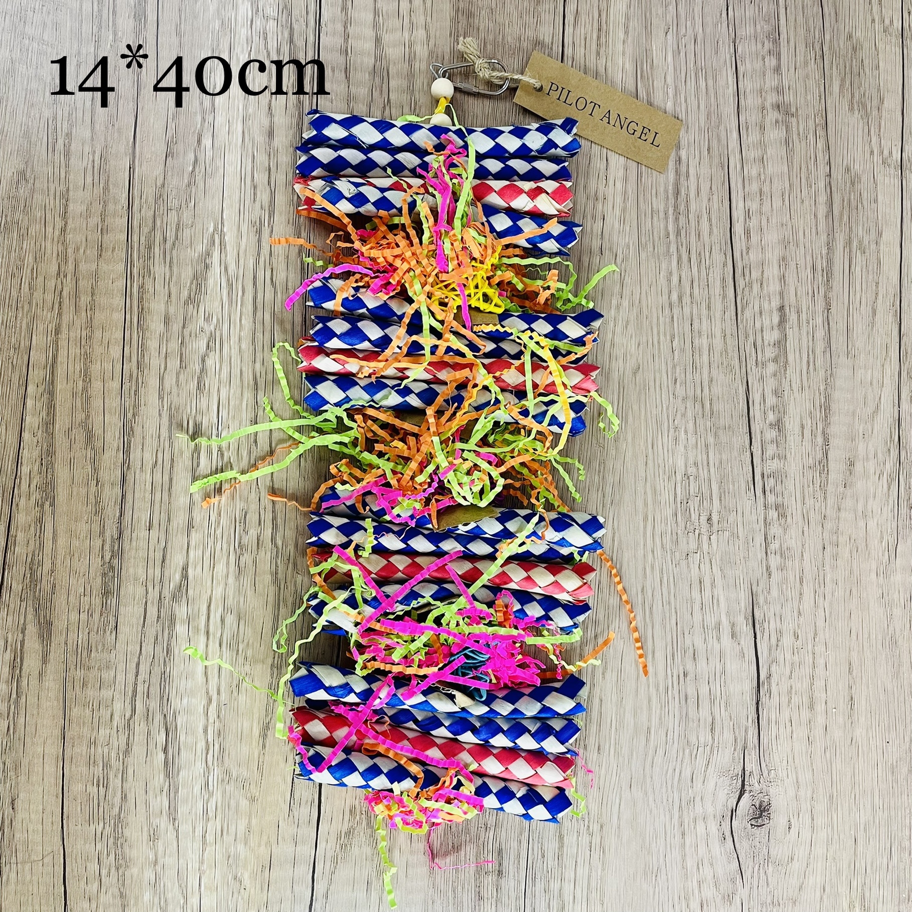 Parrot Toy Woodskin Hand-woven Boredom Cage Supplies - Image 4