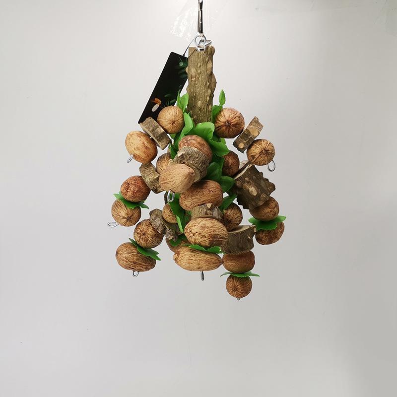 Pet Supplies Toy Parrot Nut Bite String Bite Toy - Image 3