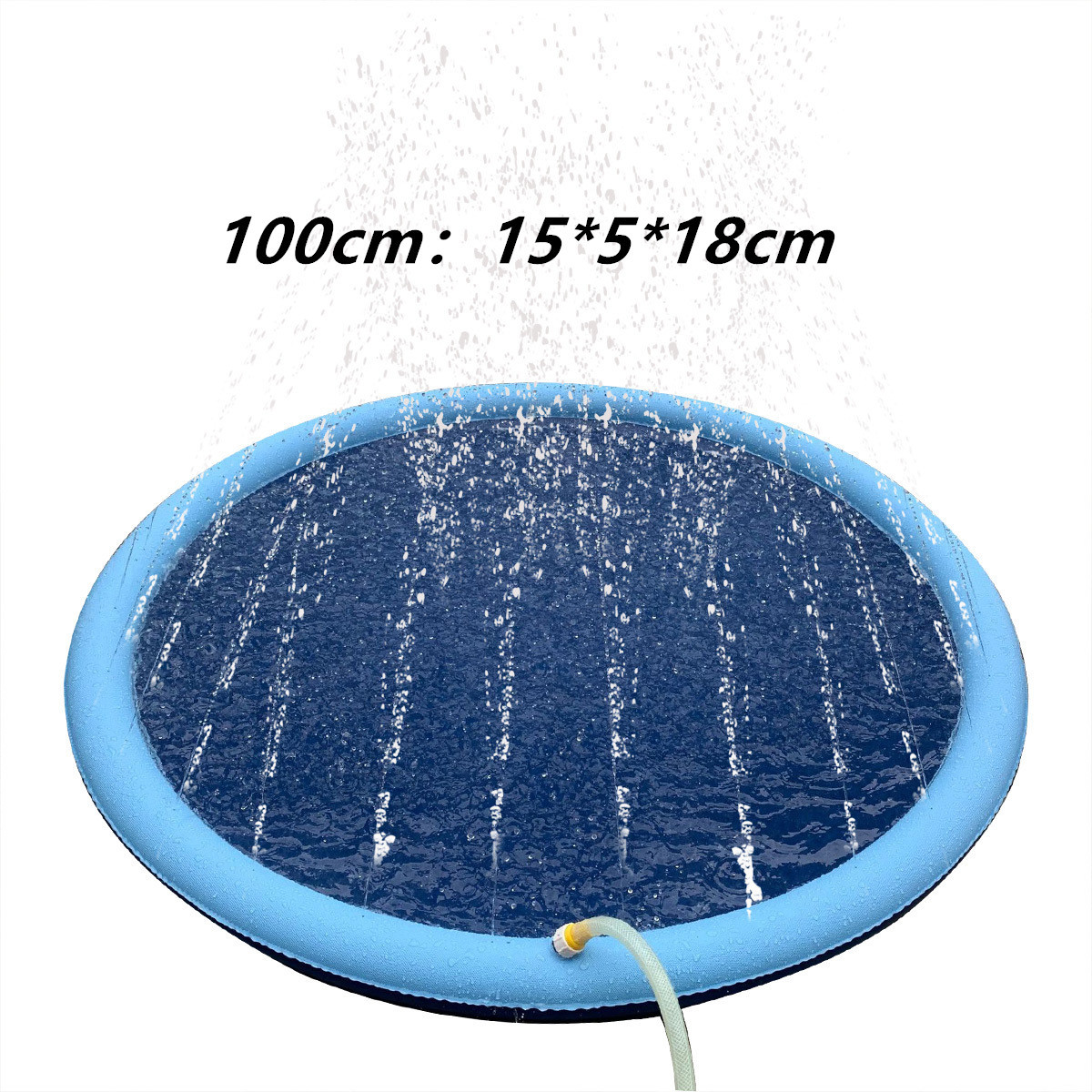 Non-Slip Splash Pad For Pet Dog Pool Summer Outdoor Water Toys Fun Backyard Fountain Play Mat - Image 6