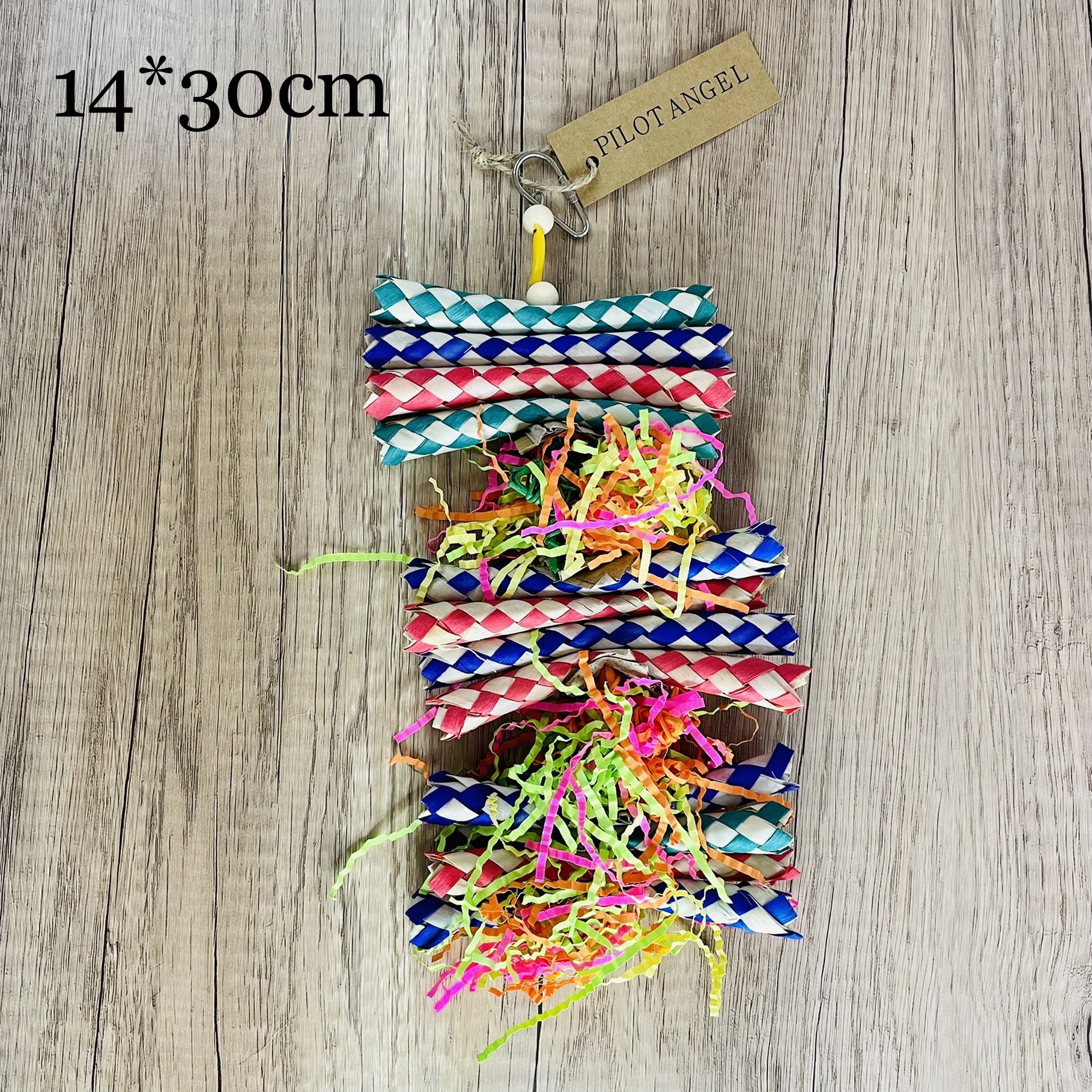 Parrot Toy Woodskin Hand-woven Boredom Cage Supplies - Image 2