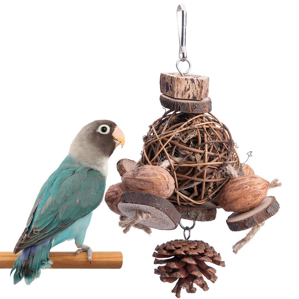 Fruit Wood Parrot Toy Bird Supplies - Image 5