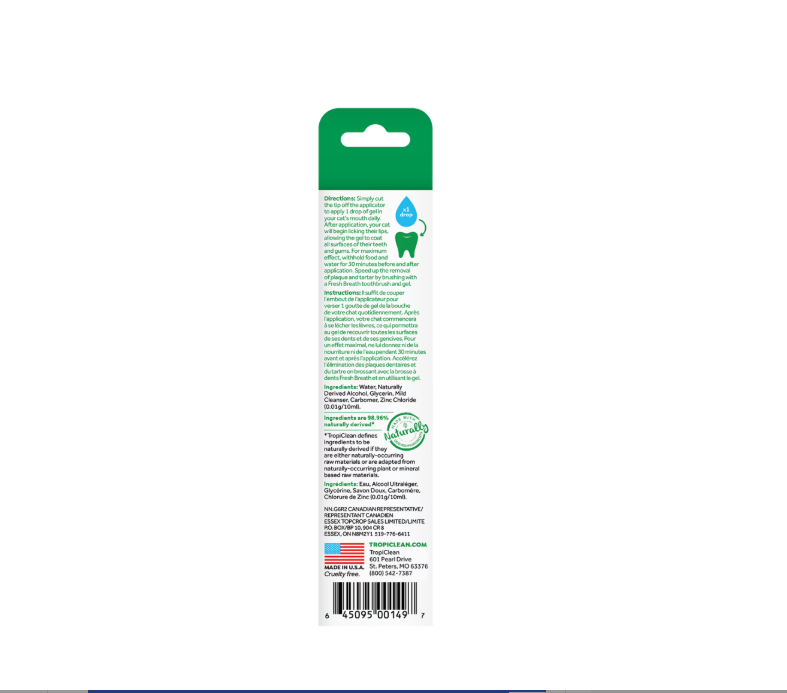 FRESH BREATH CLEAN TEETH GEL FOR CATS - Image 2